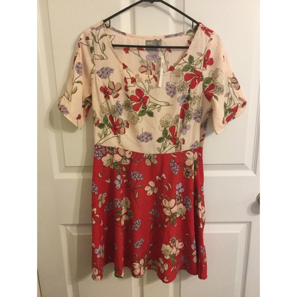 🆕 ASOS Mix & Match Floral Skater Dress - Picture 3 of 6